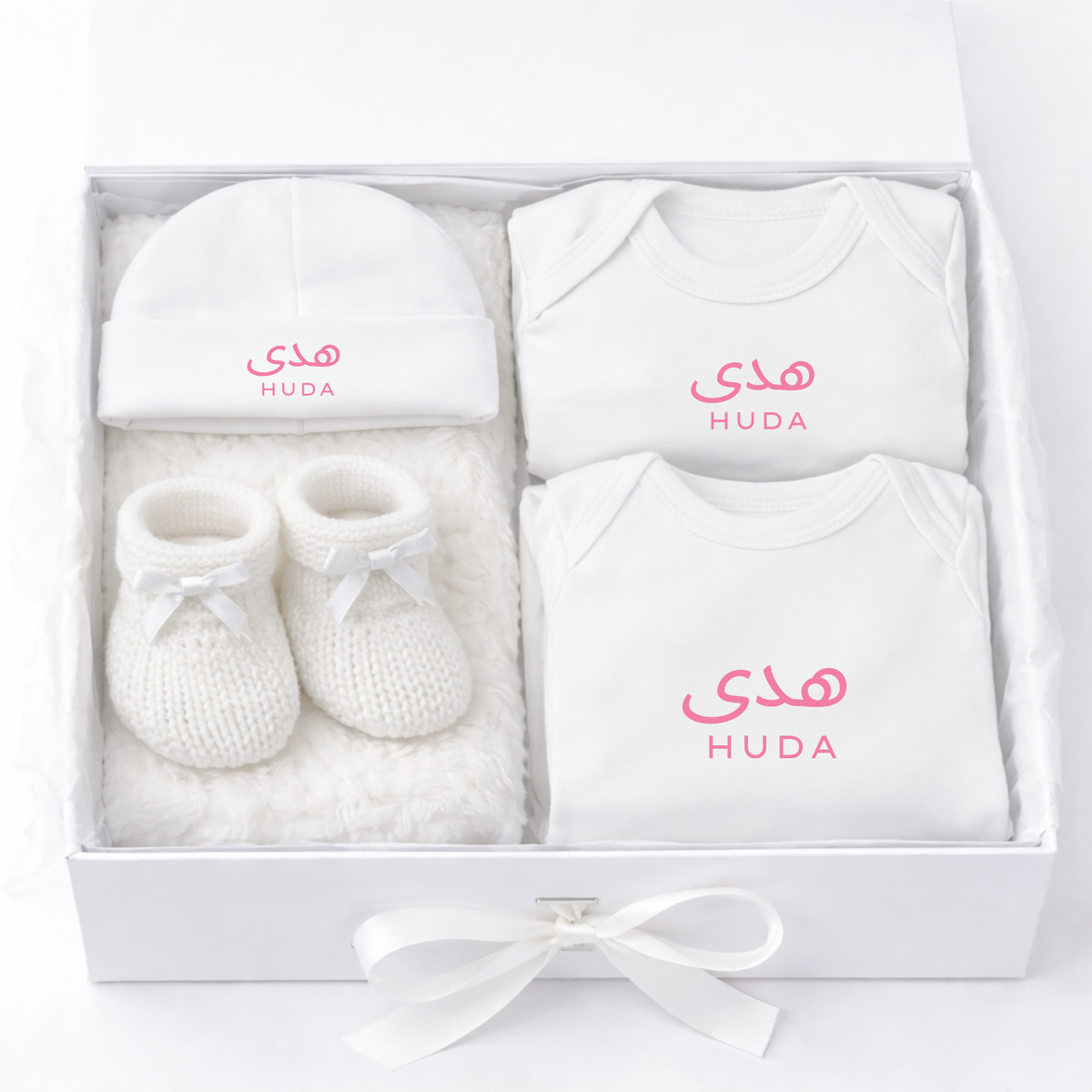 Personalised Baby Girls - 5 Piece Gift Set