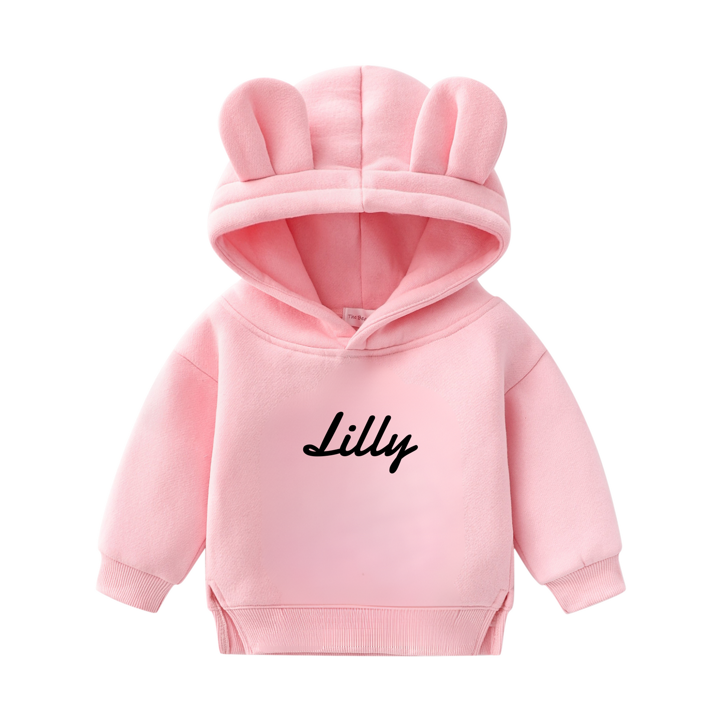Personalised Baby & Kids Bear Ear Hoodie