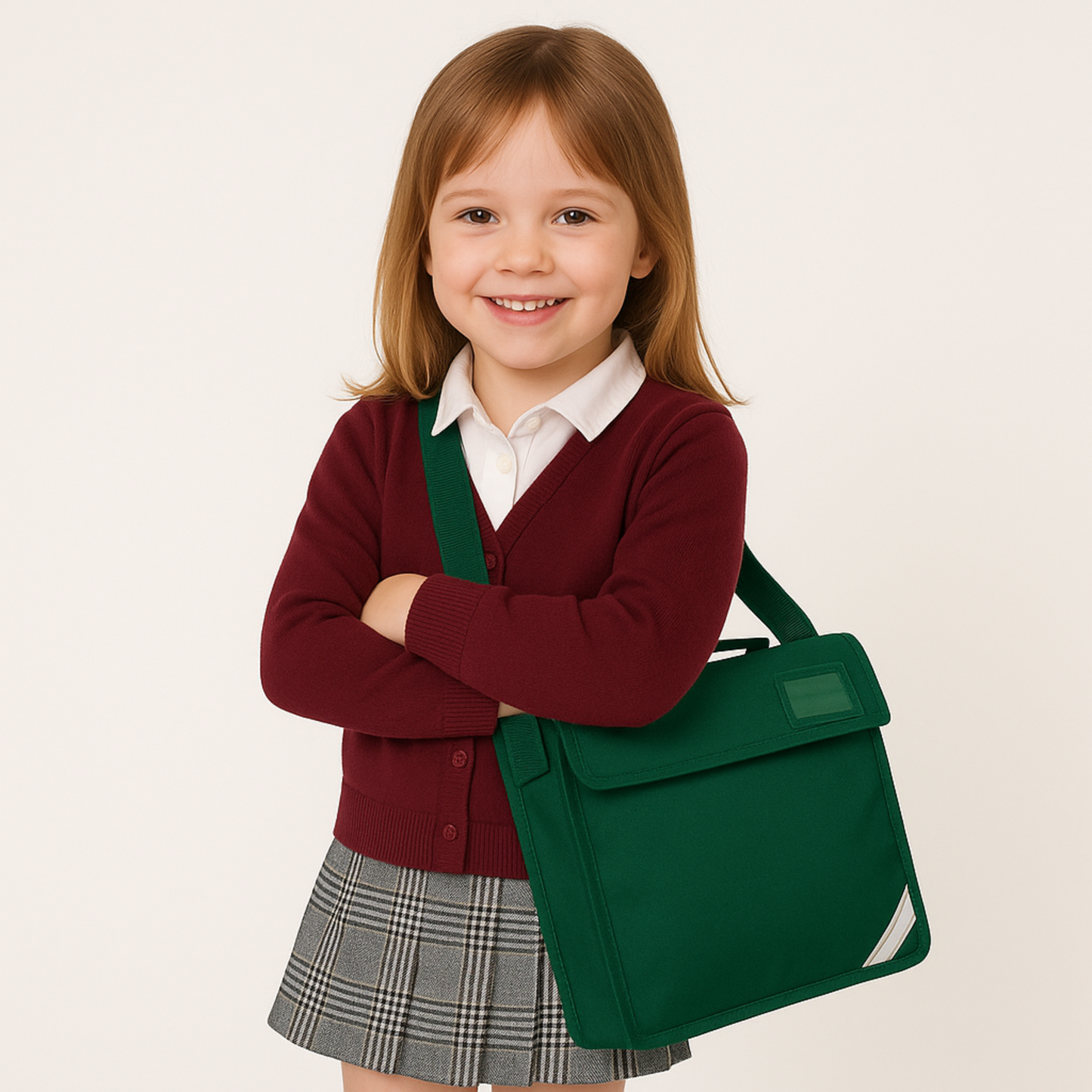 Personalised School Book Bag with Strap