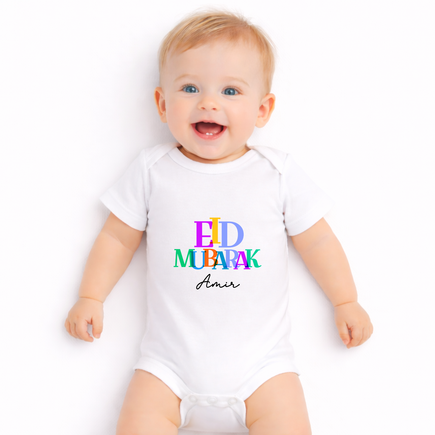 Personalised Baby Bodysuit - Eid Radiance