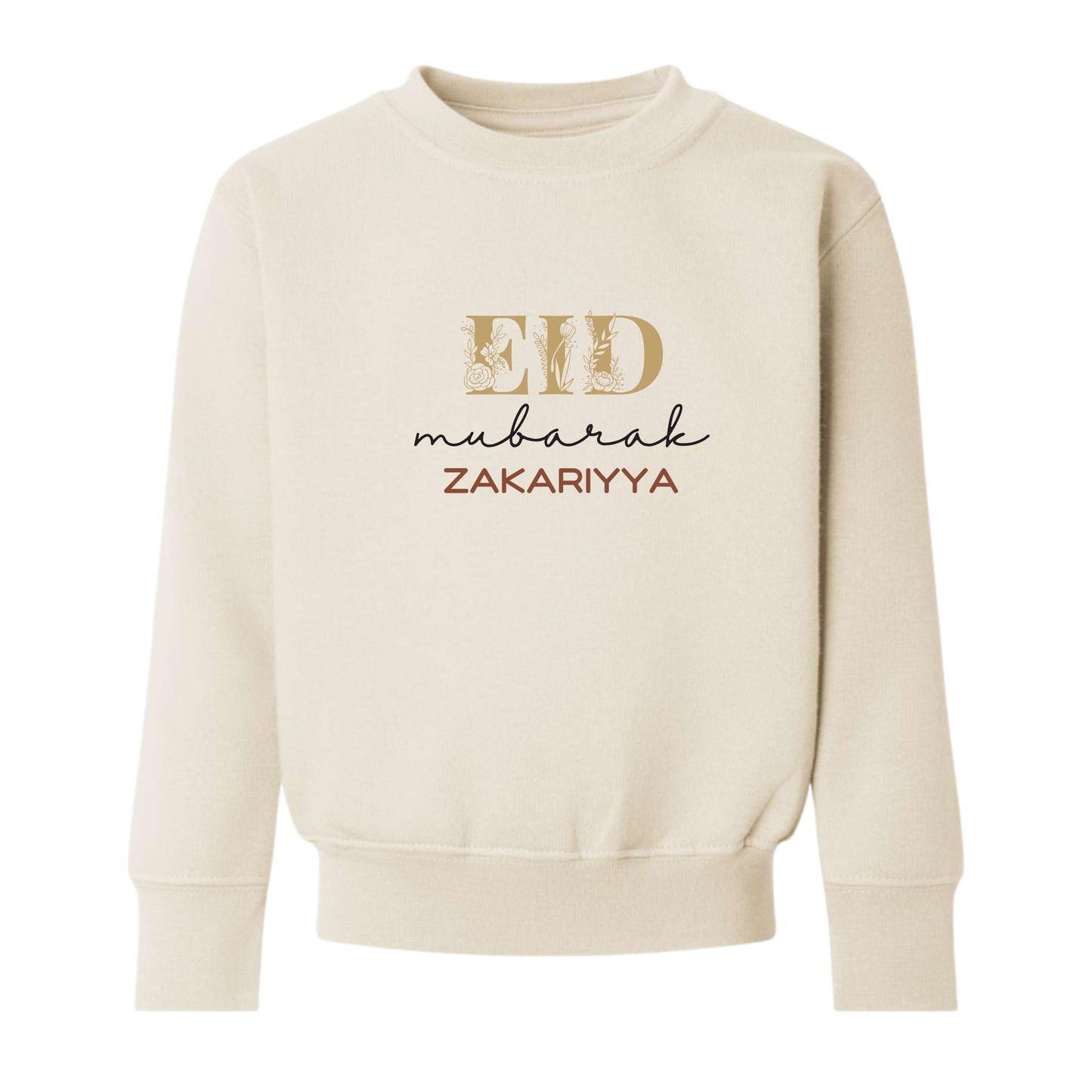Personalised Eid Baby & Kids Sweatshirt – Eid Bloom