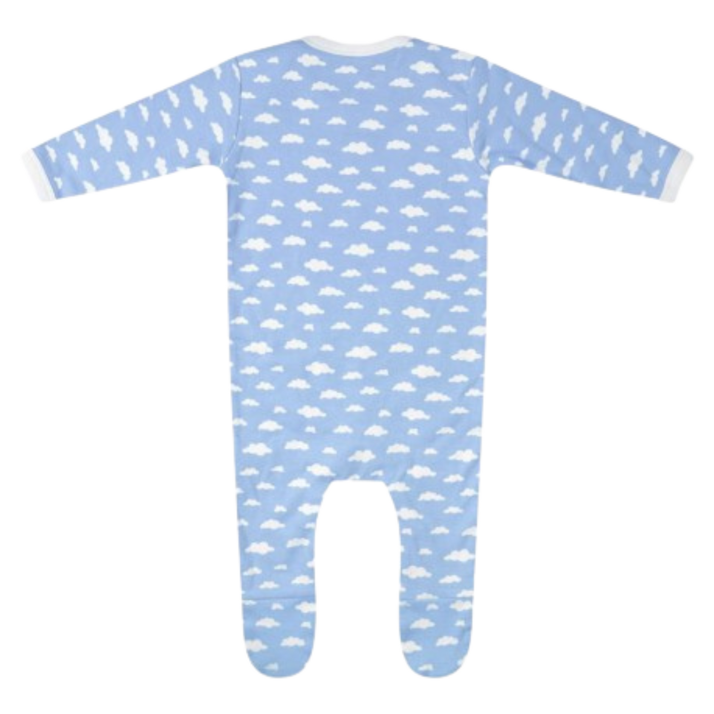 Personalised Baby Rompersuit – Cloud Print