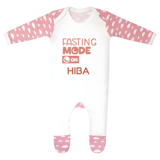 Classic Baby Cloud Sleepsuit - Fasting Mode On