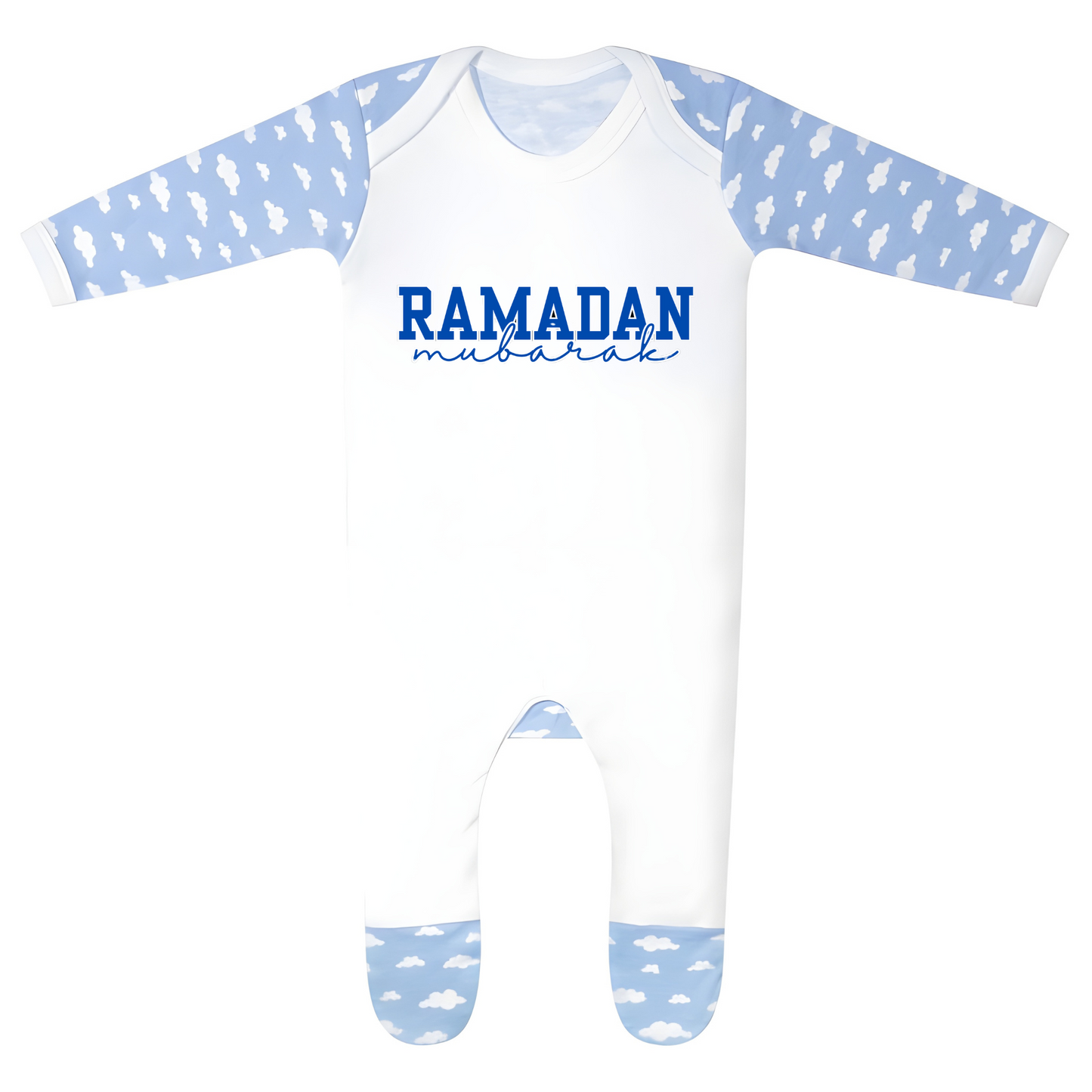 Classic Baby Cloud Sleepsuit - Ramadan Mubarak