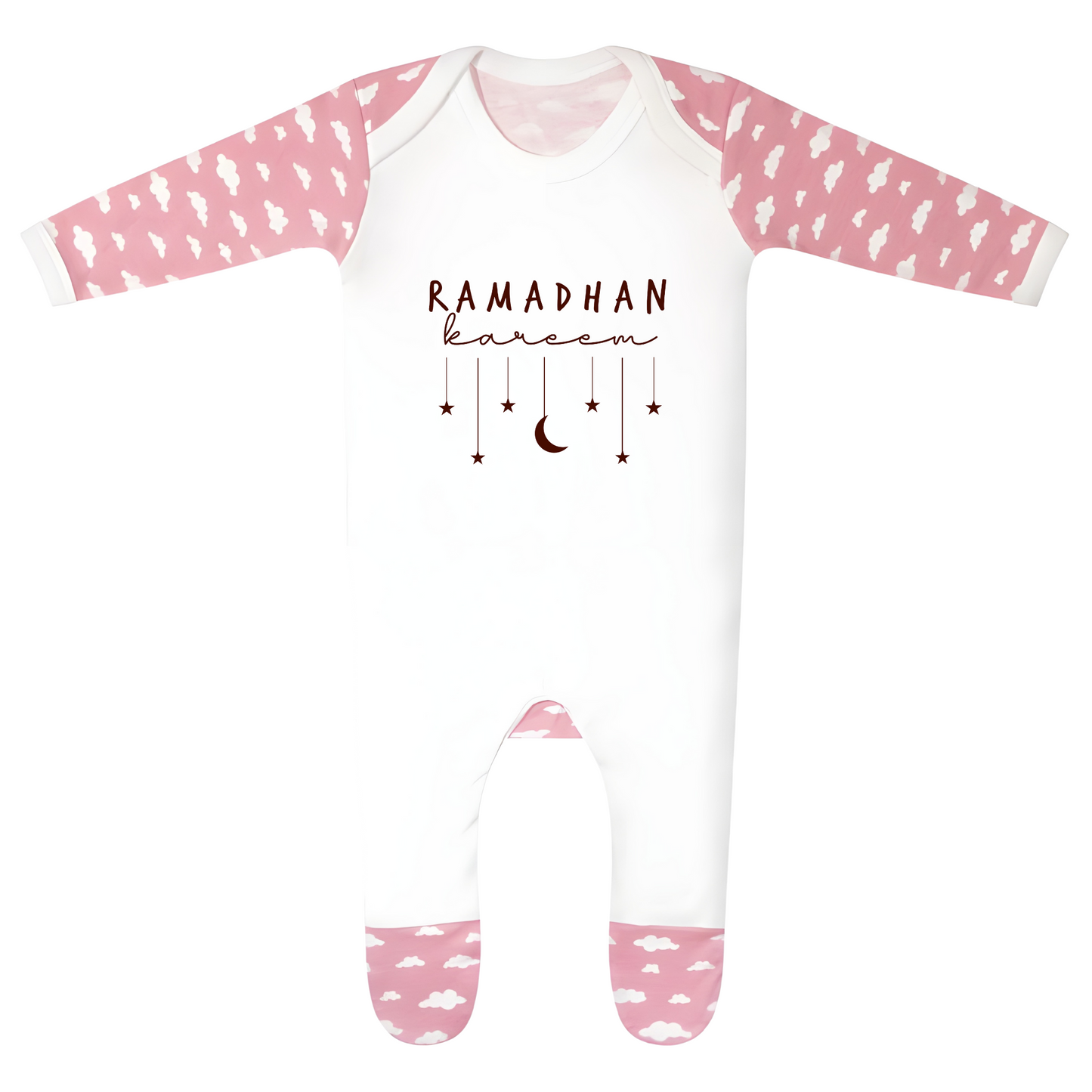 Classic Baby Cloud Sleepsuit - Ramadan Star
