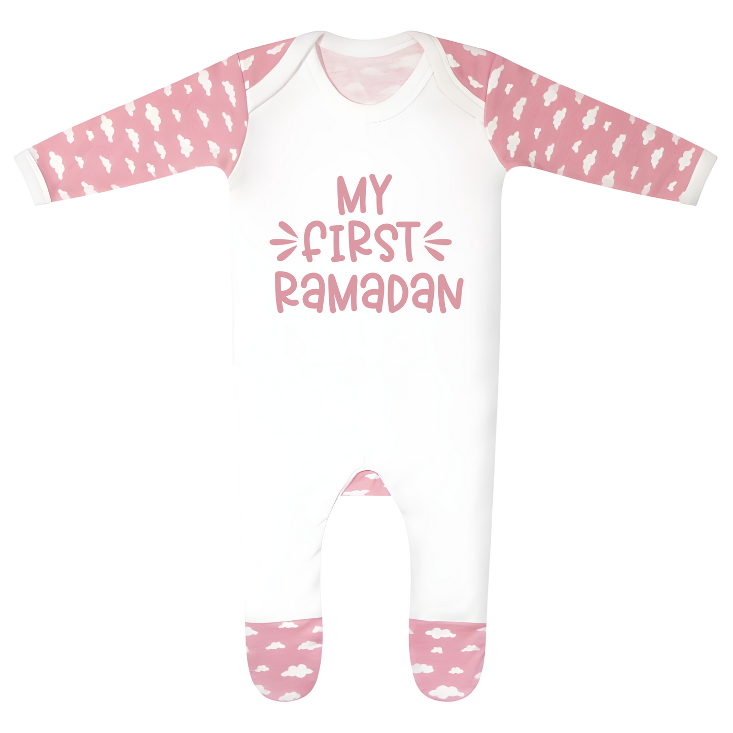 Classic Baby Cloud Sleepsuit - My First Ramadan
