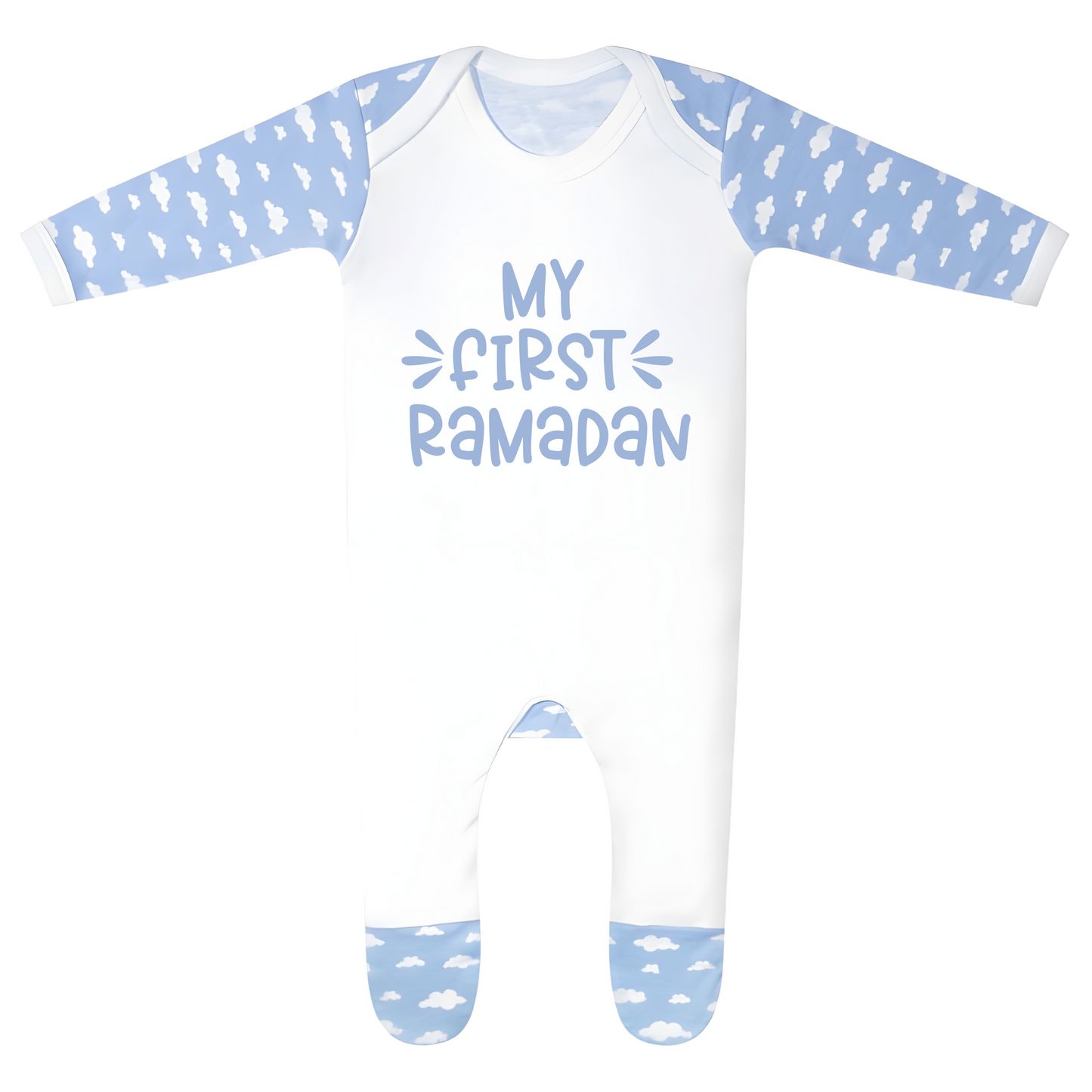 Classic Baby Cloud Sleepsuit - My First Ramadan