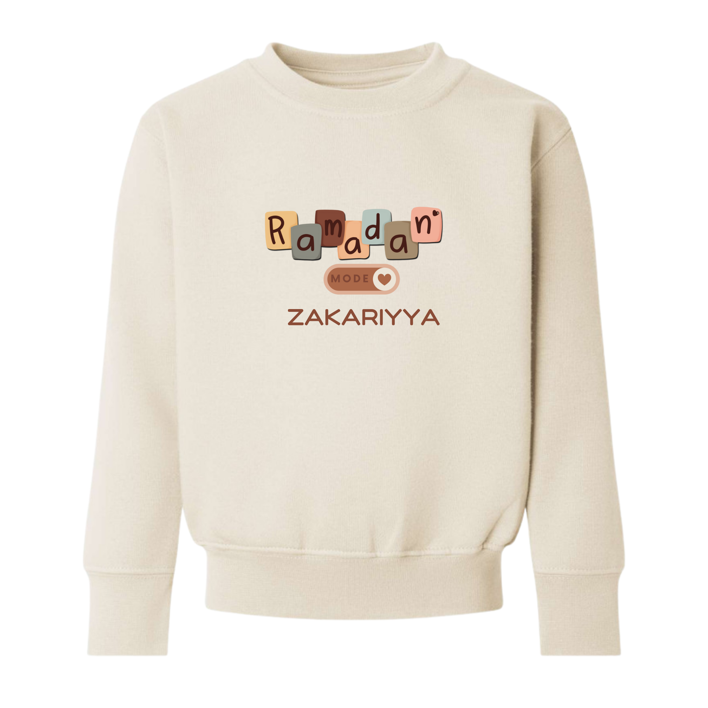 Personalised Ramadan Baby & Kids Sweatshirt - Ramadan Mode
