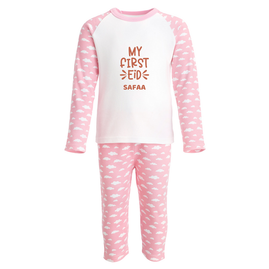Personalised Baby & Kids Pyjamas – First Eid Love