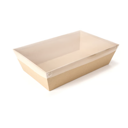 Personalised Hamper Gift Box with Clear Lid