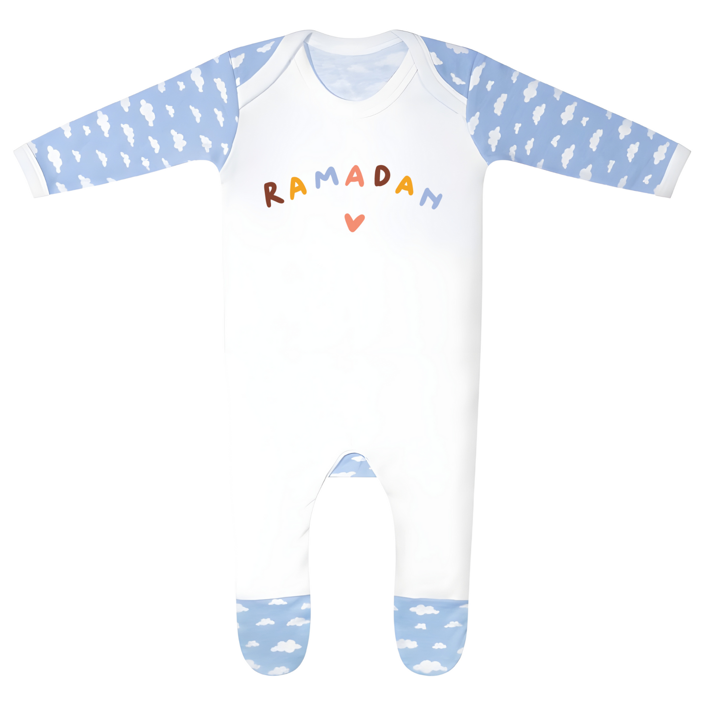 Classic Baby Cloud Sleepsuit - Ramadan Love