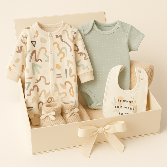 Baby Neutral Be What You Want To Be 5 Piece Gift Set