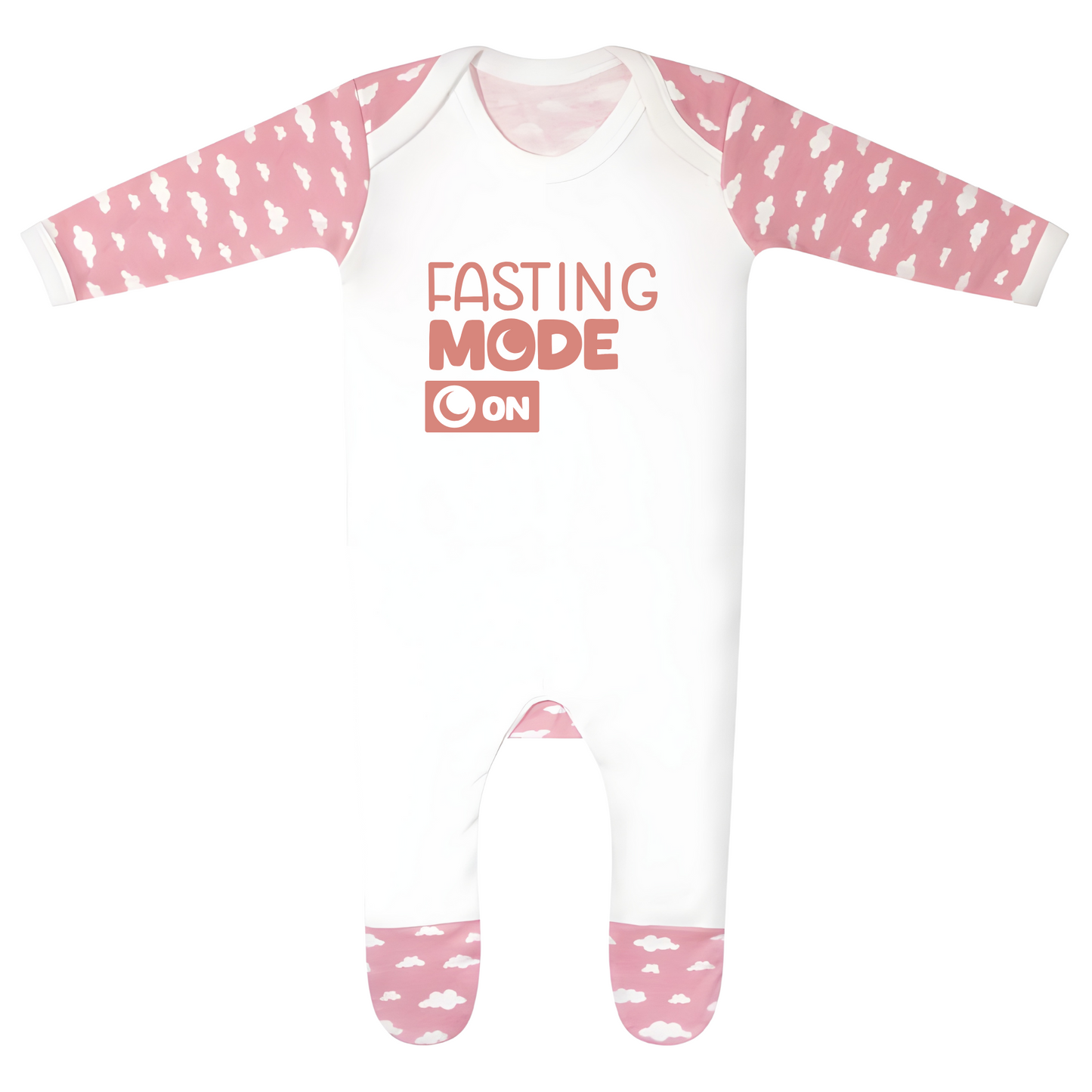 Classic Baby Cloud Sleepsuit - Fasting Mode On