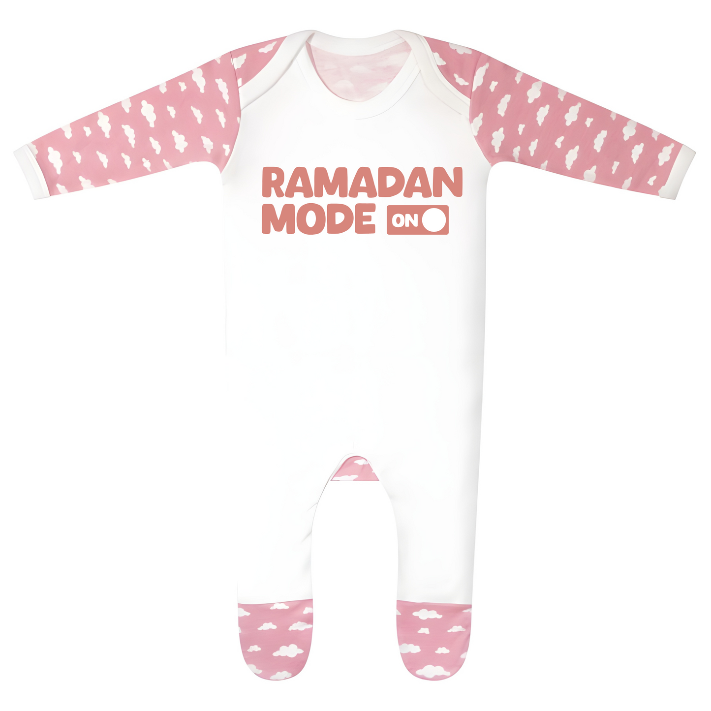 Classic Baby Cloud Sleepsuit - Ramadan Mode On