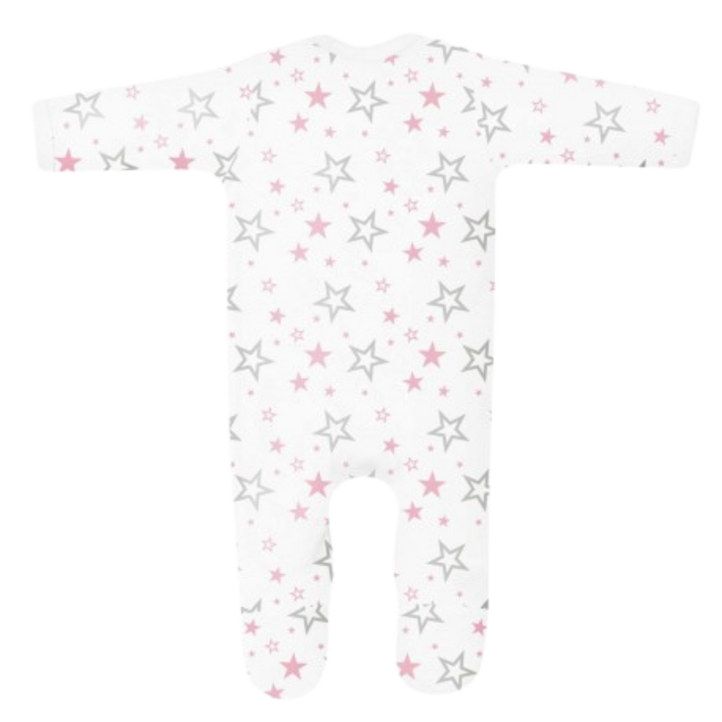Personalised Baby Rompersuit – Star Print