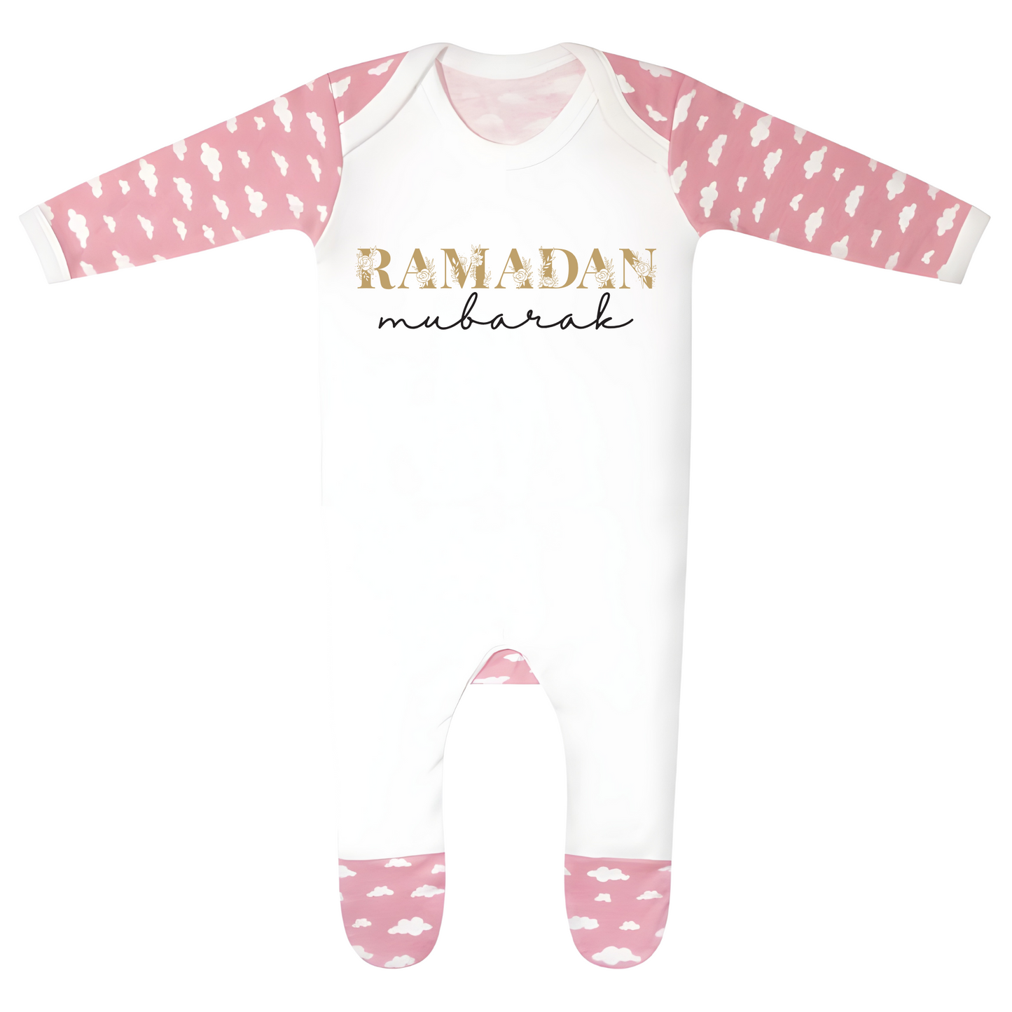 Classic Baby Cloud Sleepsuit - Ramadan Bloom