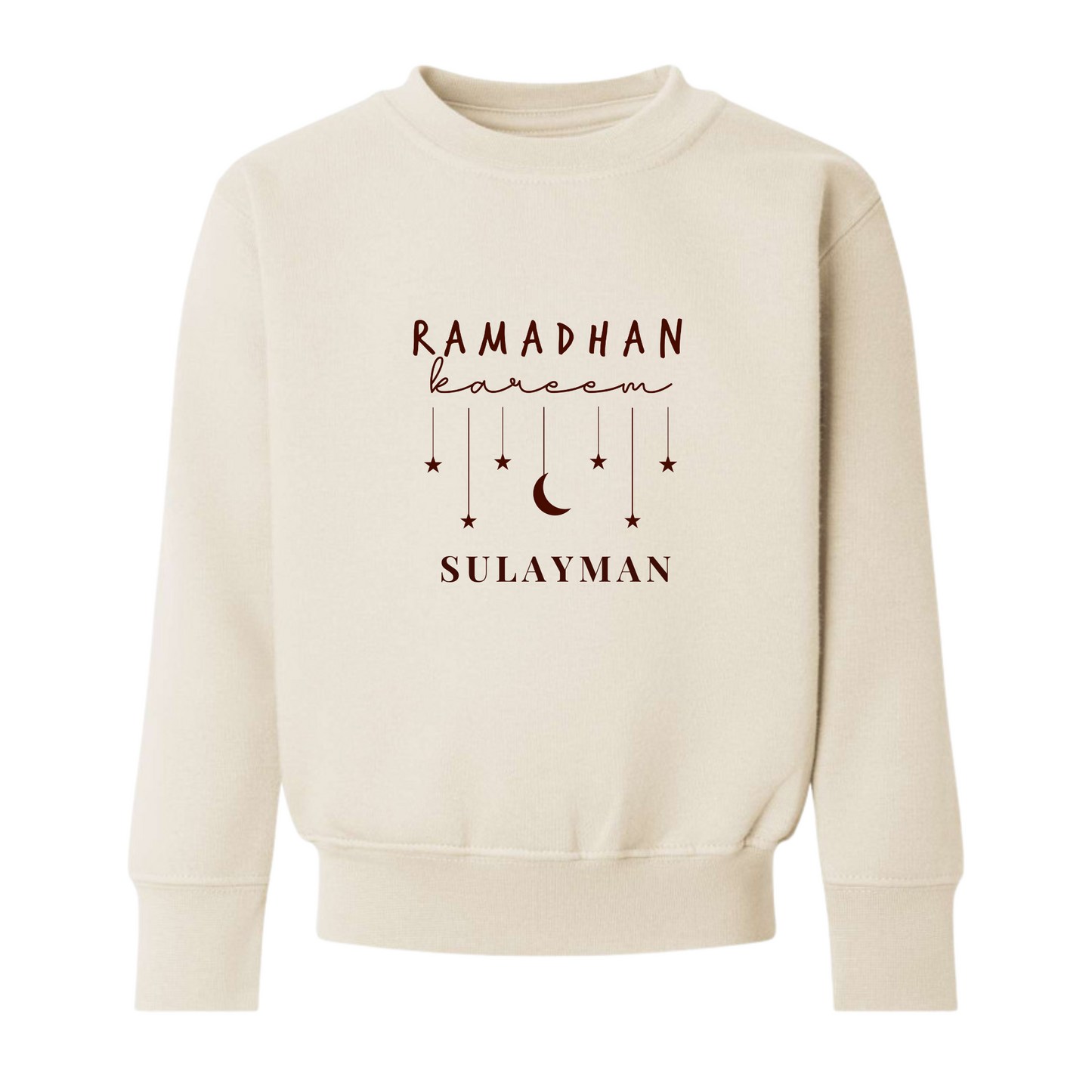 Personalised Ramadan Baby & Kids Sweatshirt – Ramadan Star