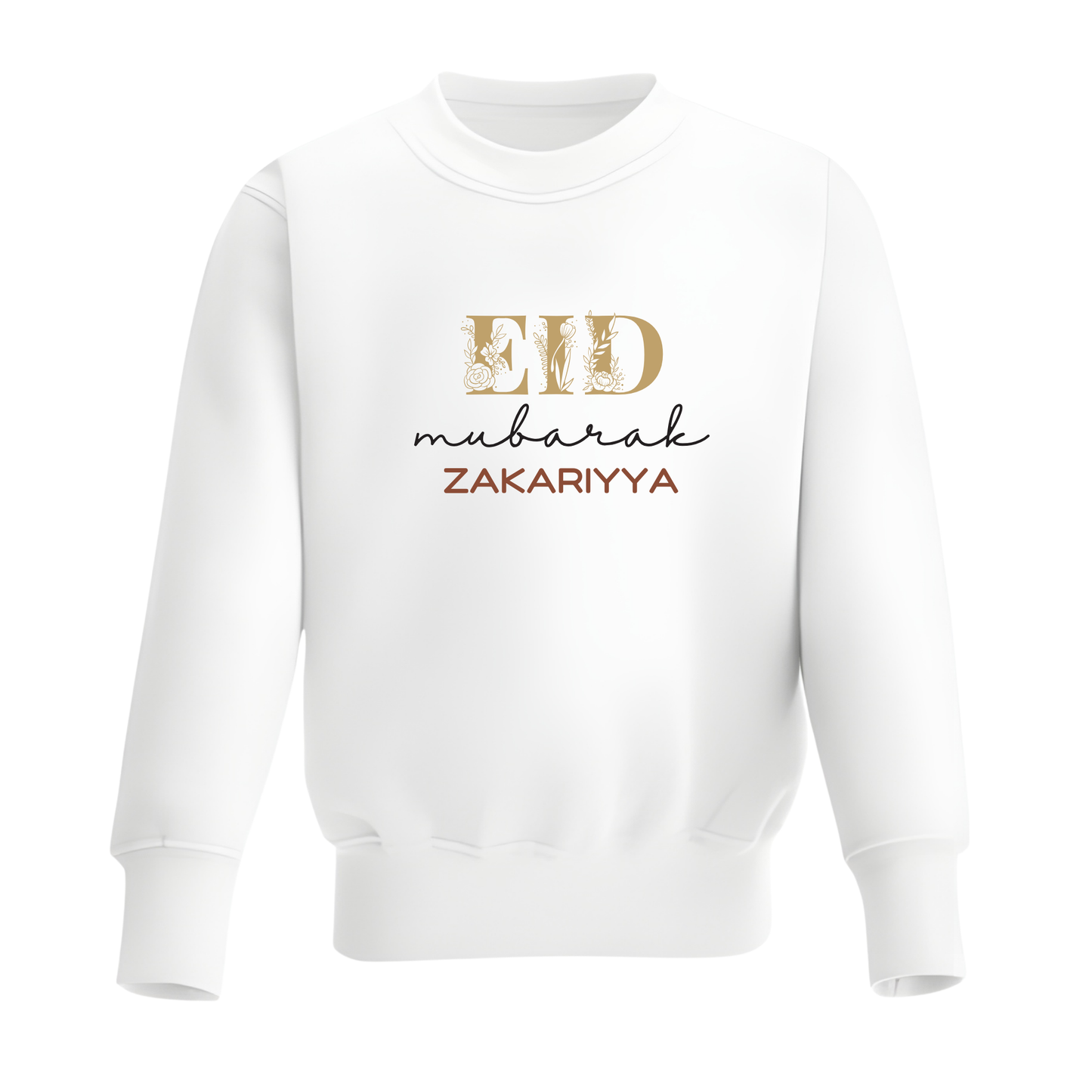Personalised Eid Baby & Kids Sweatshirt – Eid Bloom