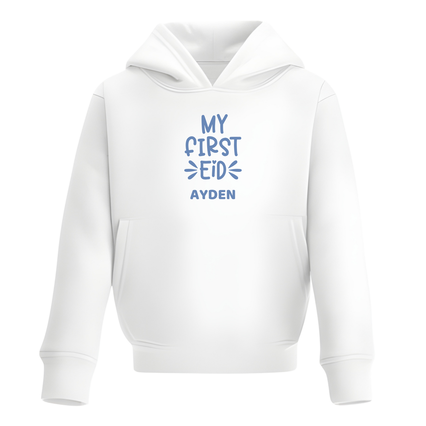 Personalised Eid Baby & Kids Hoodie – First Eid Love