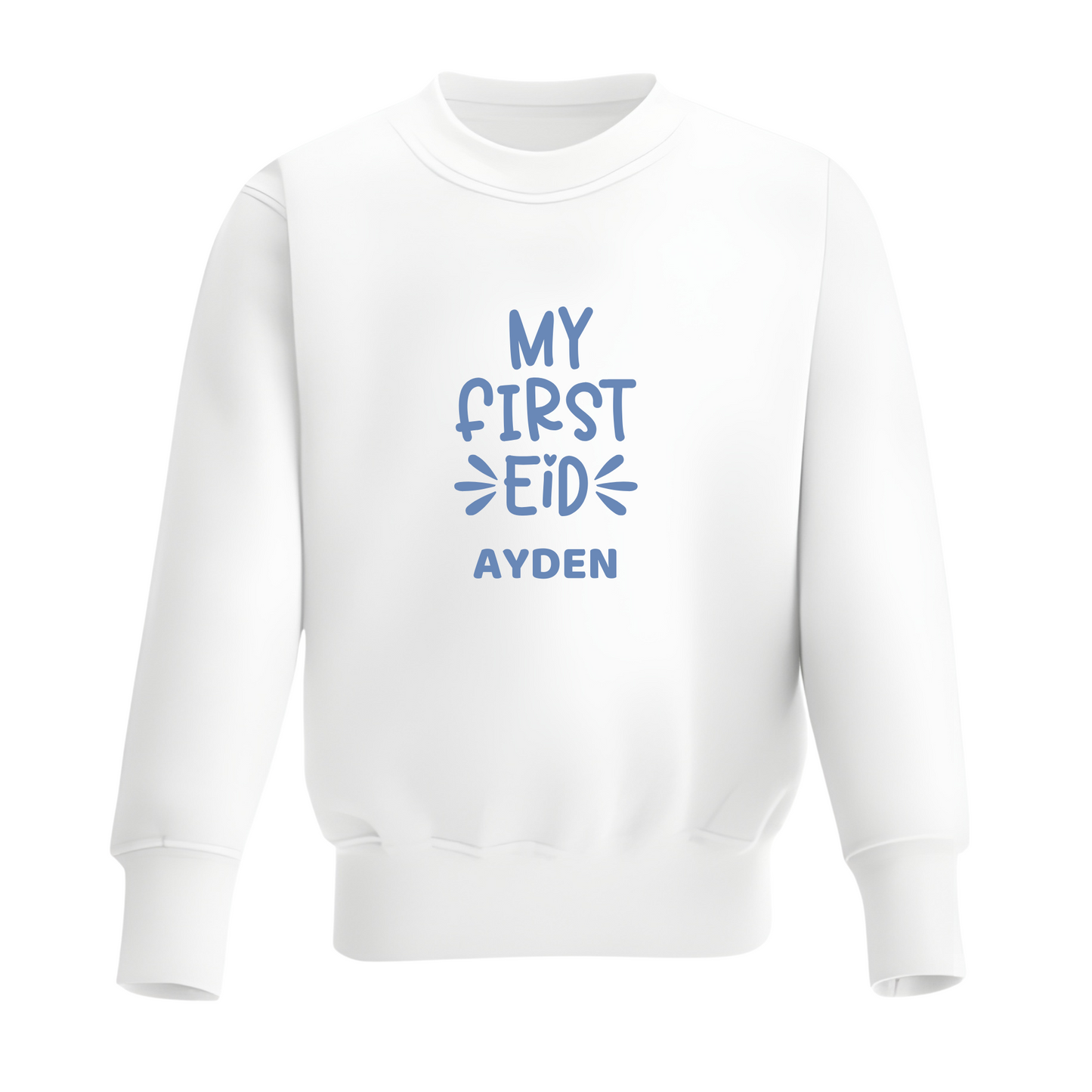 Personalised Eid Baby & Kids Sweatshirt – First Eid Love