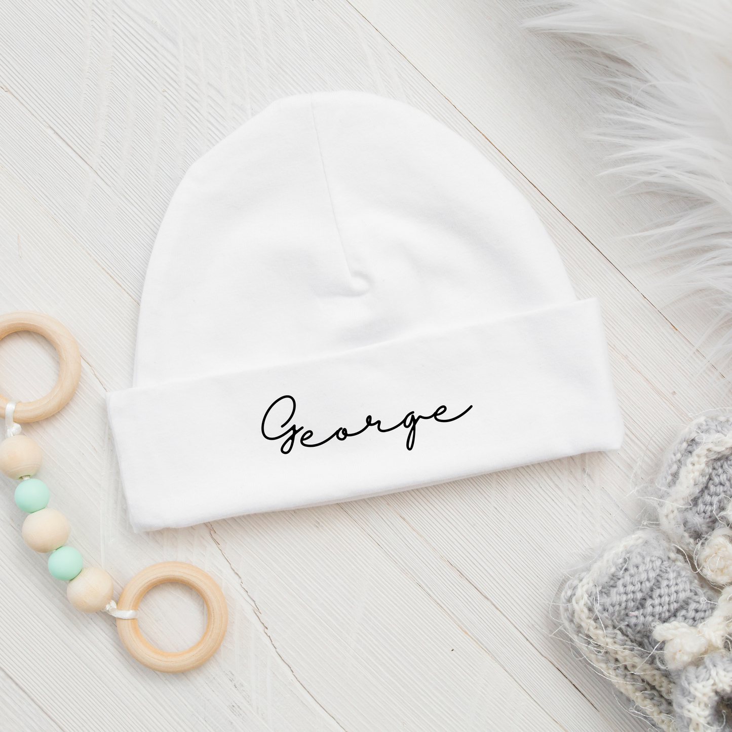 Personalised Baby Beanie Hat