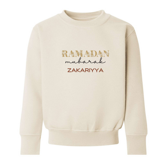 Personalised Ramadan Baby & Kids Sweatshirt – Ramadan Bloom