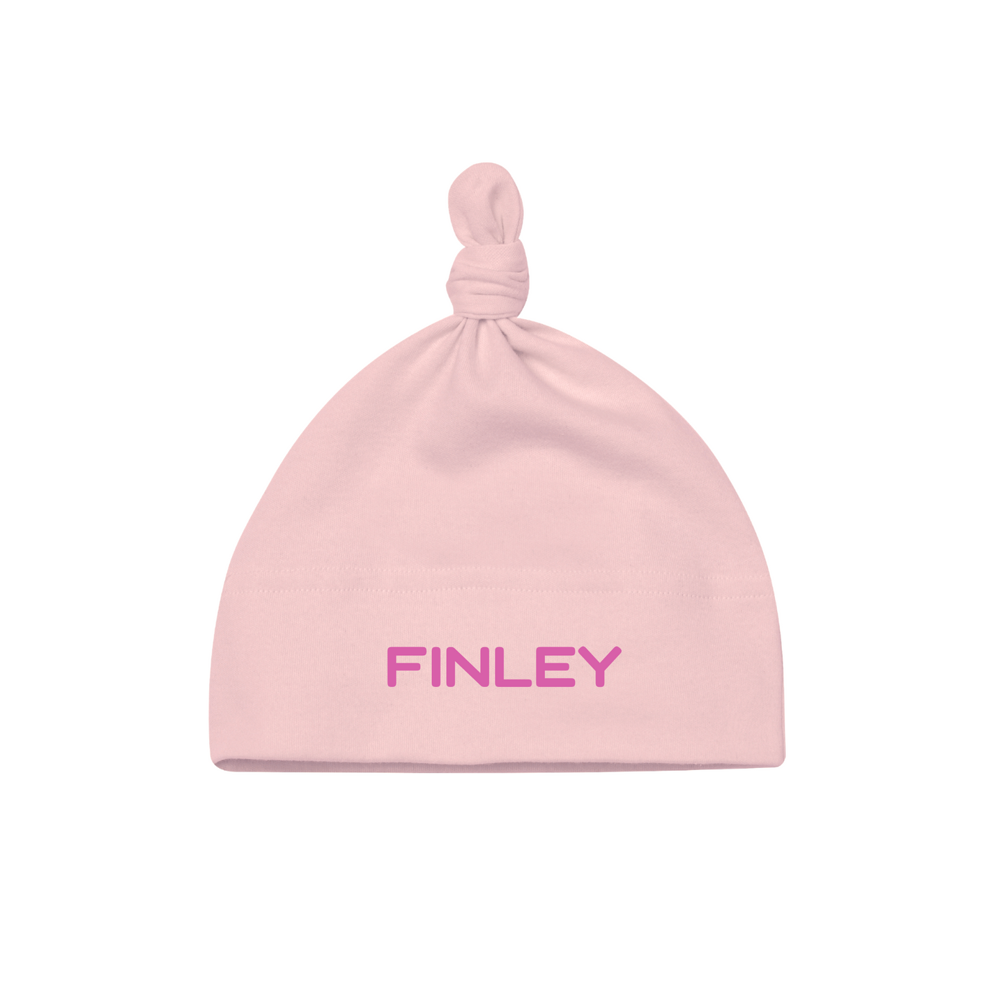 Personalised Organic Baby Knot Hat