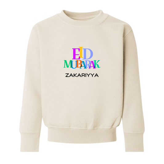 Personalised Eid Baby & Kids Sweatshirt – Eid Radiance
