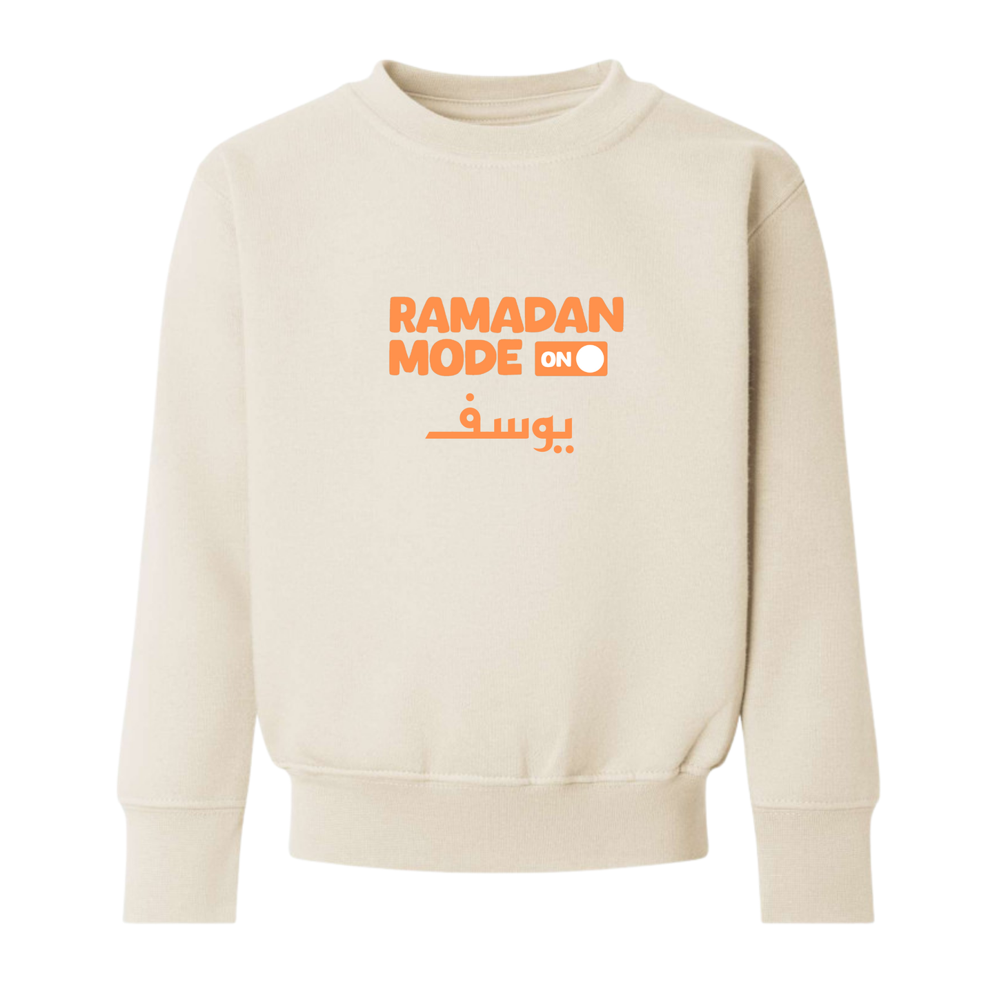 Personalised Ramadan Baby & Kids Sweatshirt – Ramadan Mode On