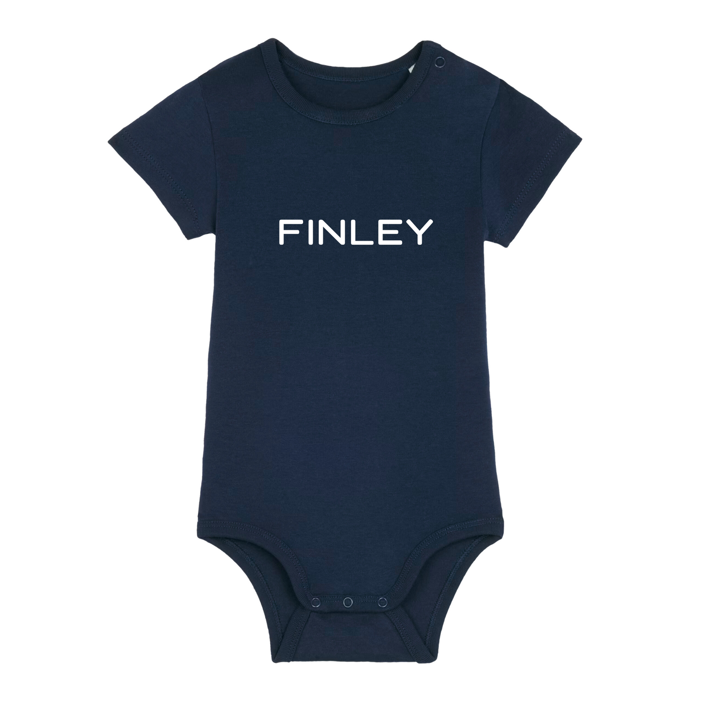 Personalised GOTS Organic Baby Bodysuit