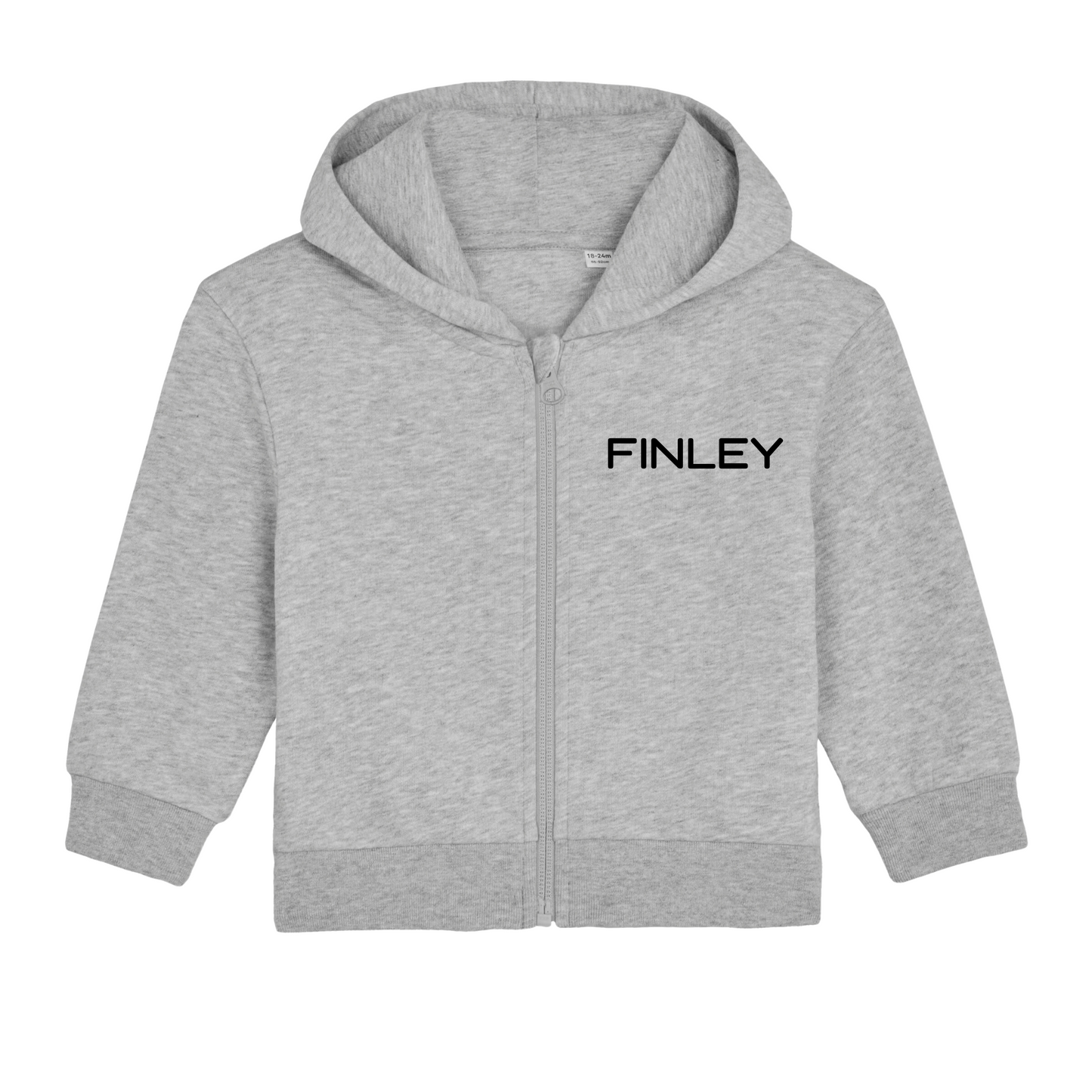 GOTS Organic Baby Zip Jacket - Personalised