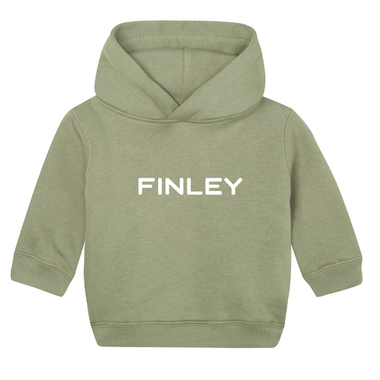 Personalised Organic Baby Hoodie