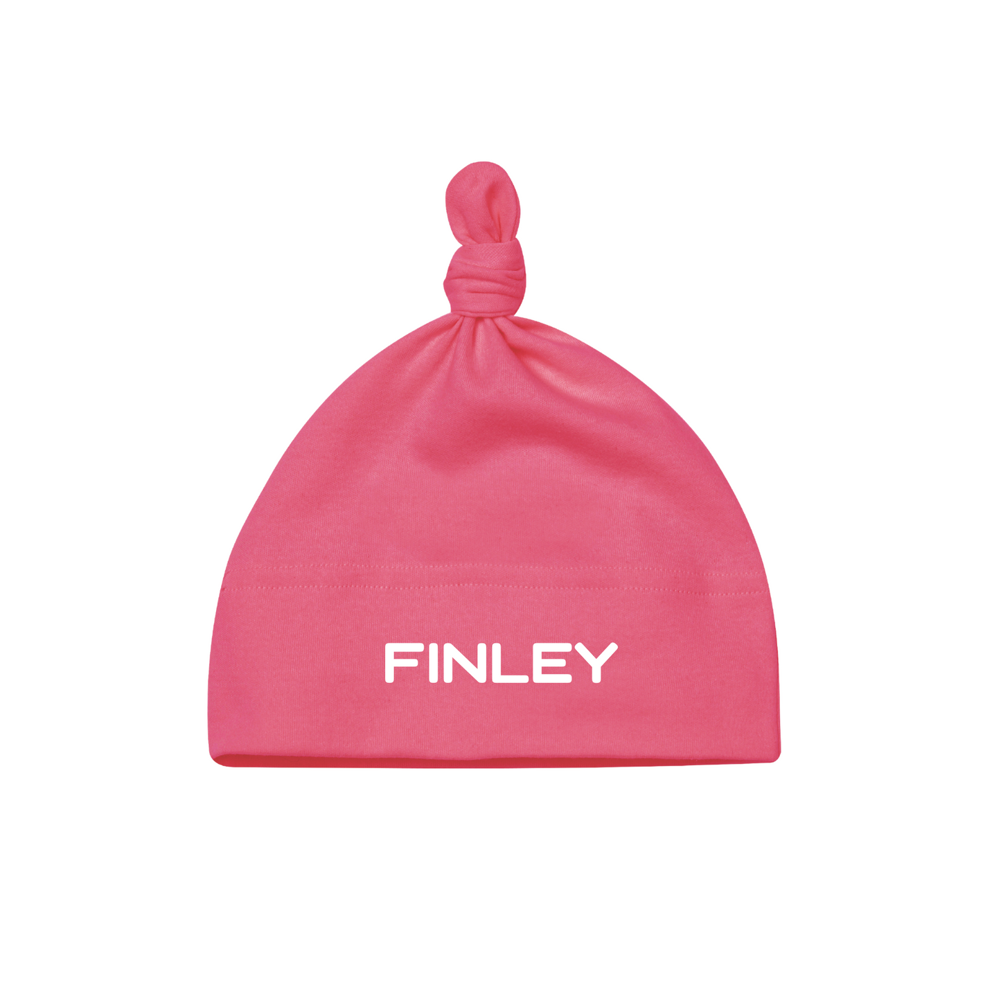 Personalised Organic Baby Knot Hat