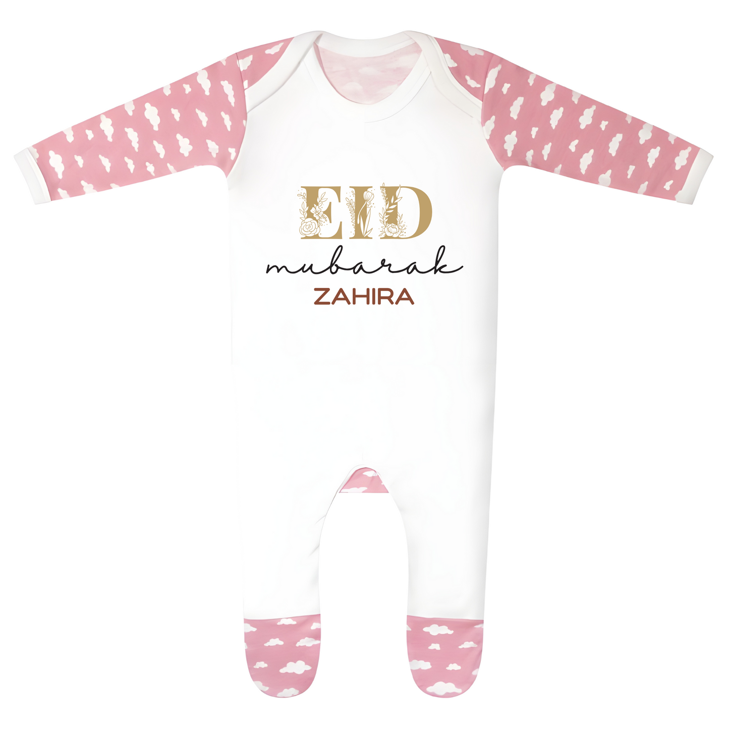 Personalised Eid Baby Rompersuit – Eid Bloom
