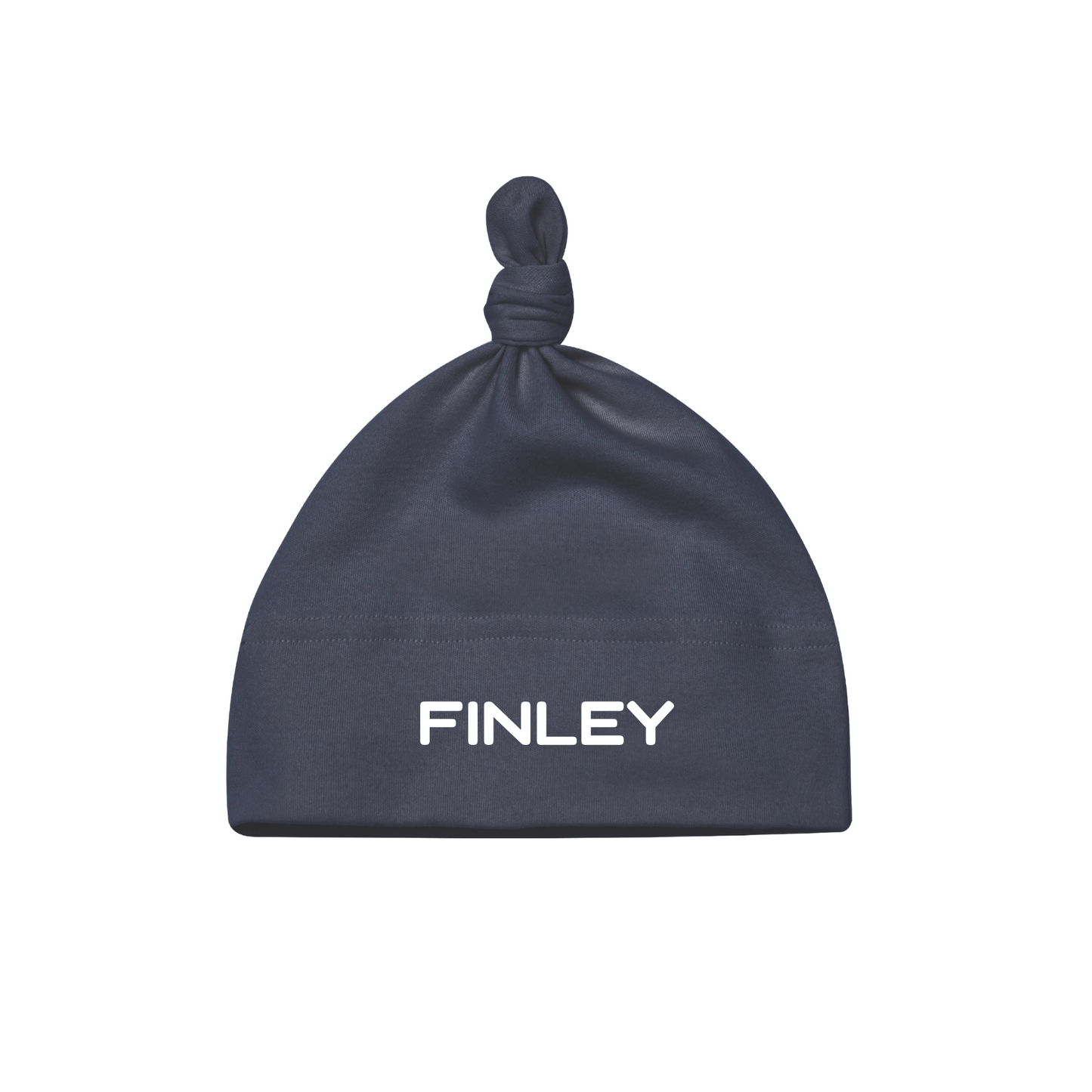 Personalised Organic Baby Knot Hat