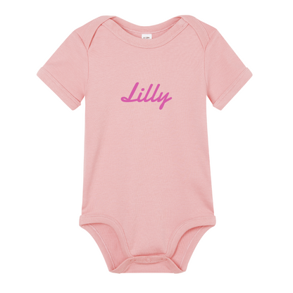 Personalised Organic Baby Bodysuit