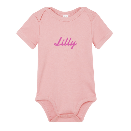 Personalised Organic Baby Bodysuit