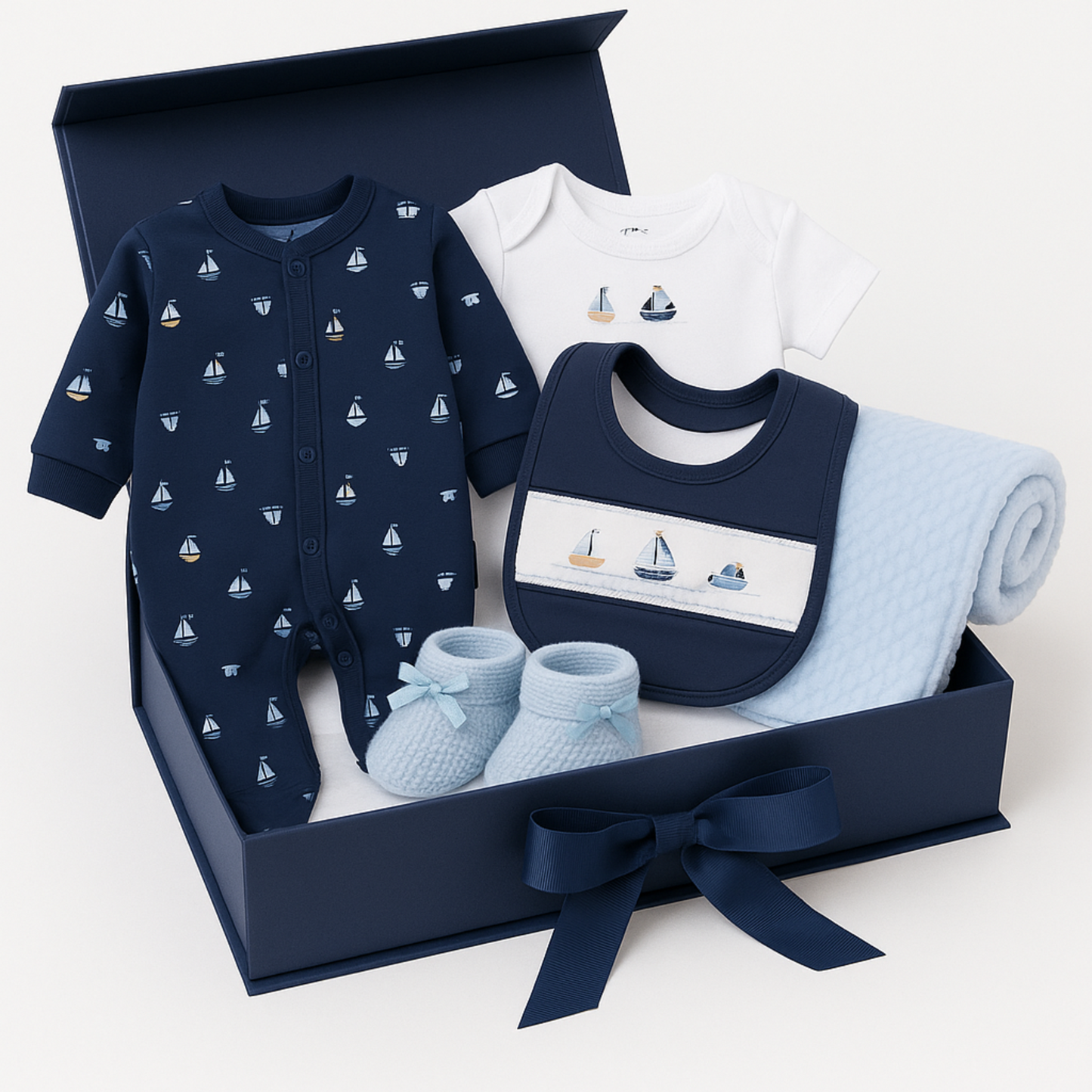 Baby Boys Sailor 5 Piece Gift Set