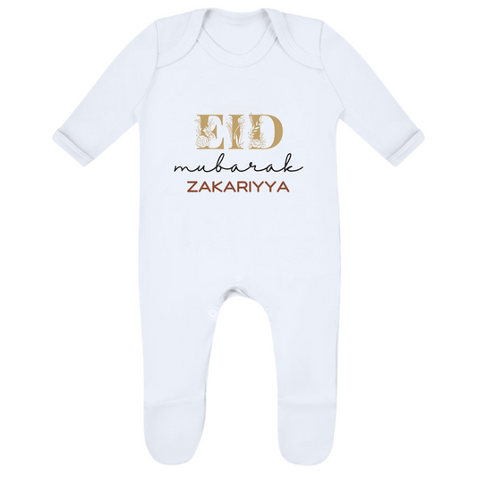 Personalised Eid Baby Rompersuit – Eid Bloom