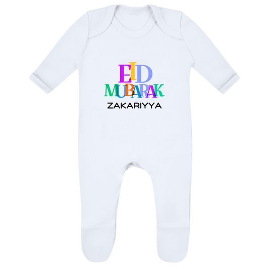 Personalised Eid Baby Rompersuit – Eid Radiance