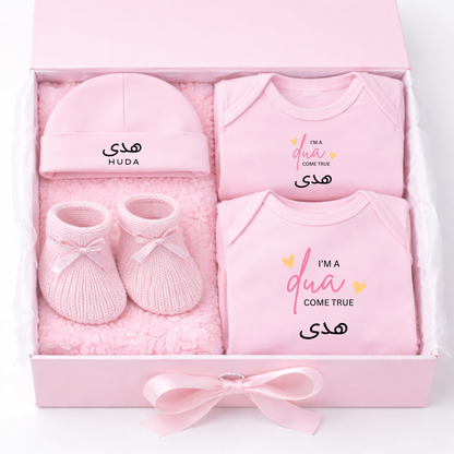 Personalised Dua Come True 5 Piece Gift Set - Hearts