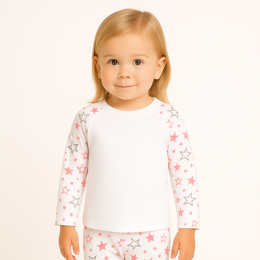 Personalised Baby & Kids Pyjamas - Star Print