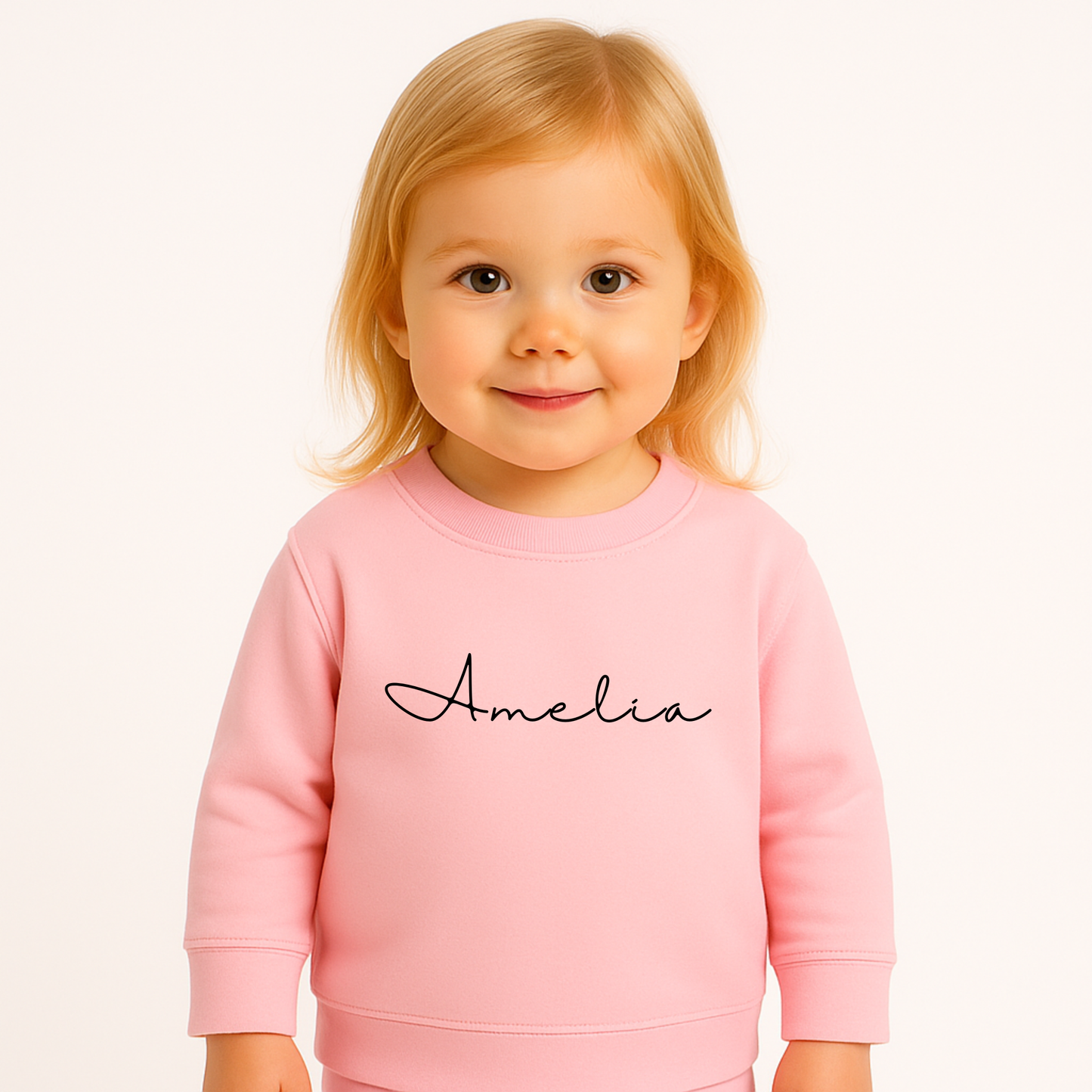 Personalised GOTS Organic Baby Sweatshirt