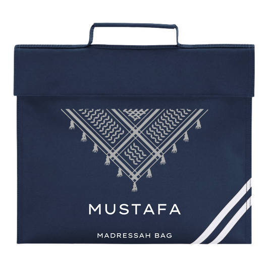 Personalised Madrasa Book Bag - Keffiyeh
