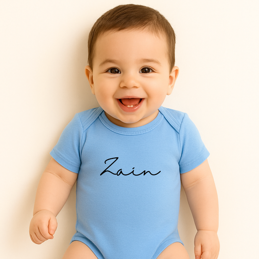 Personalised Baby Boys Bodysuit