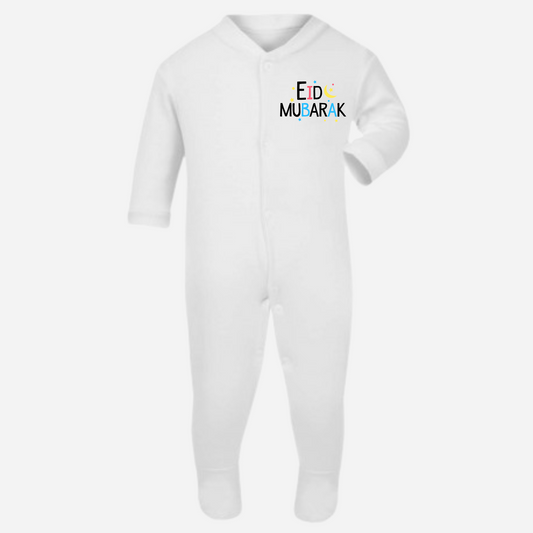 Baby Sleepsuit - Playful Colours