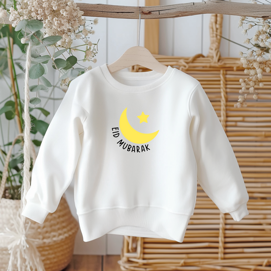 Baby & Kids Organic Sweatshirt - Crescent Glow