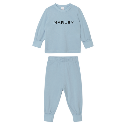Personalised Organic Baby Pyjama Set