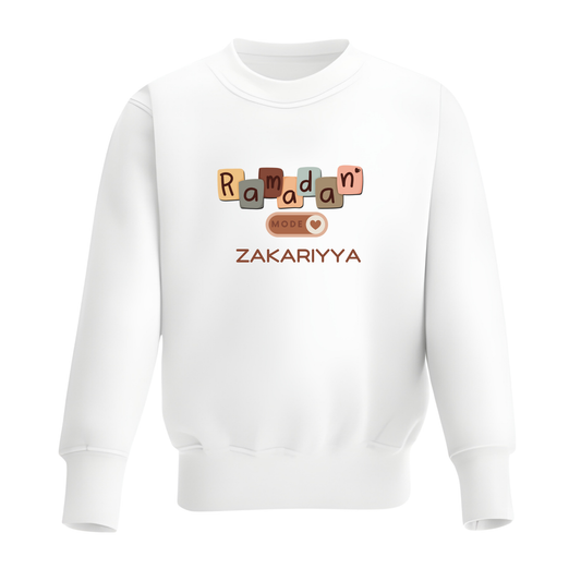 Personalised Ramadan Baby & Kids Sweatshirt - Ramadan Mode