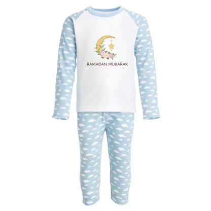 Personalised Baby & Kids Pyjamas – Ramadan Floral Moon